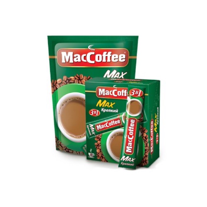 Кофе 3 в 1 MacCoffe Мах Крепкий 16 гр. х 20 пак. (20)