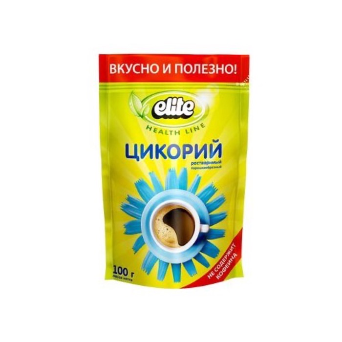 Купить Напитки Elite Цикорий Элит 100 гр пакет (12) мелким оптом и в ...
