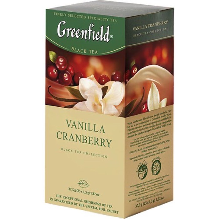 Vanilla Cranberry 25 пак. х 1,5 гр. ваниль-клюква (10) (1118)