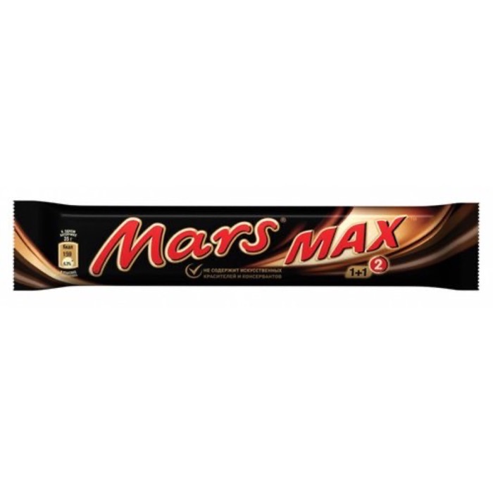 Шоколад Марс Макс 81 гр. (24 шт) 7 бл. в кор./48 в пал.