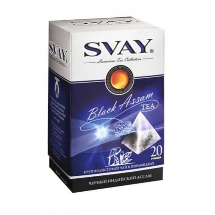 Svay Black Assam 20*2,5 гр. черный, пирамидки (12)