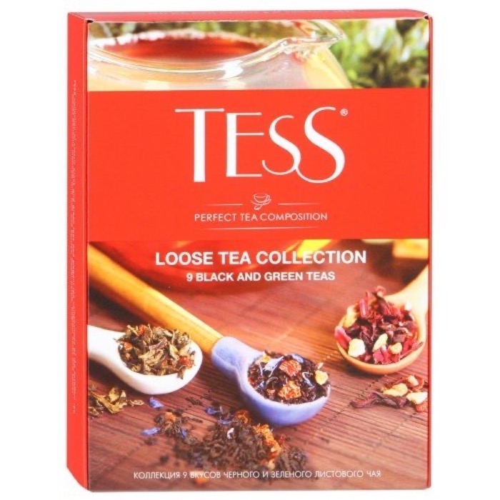  Коллекция превосходного чая 9 видов лист.,350 гр. (12) (1183-12)