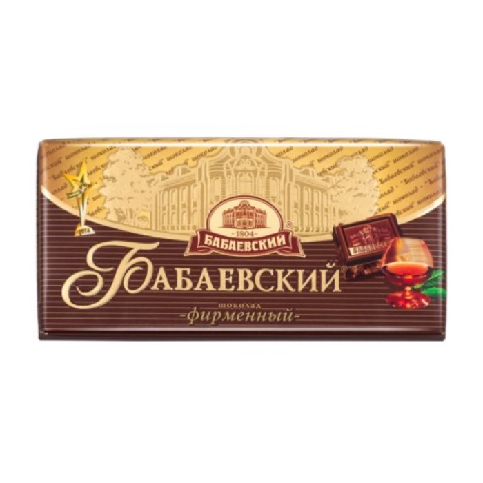 Шоколад Бабаевский ФИРМЕННЫЙ ,100 гр. (17) 4 бл. в кор.