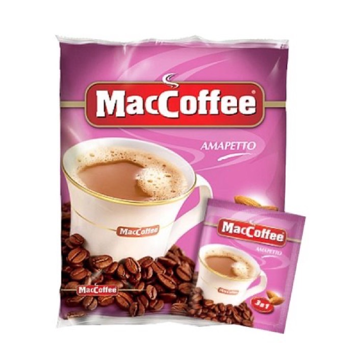 Кофе 3 в 1 MacCoffe Амаретто 18 гр. х 25 пак. (20)