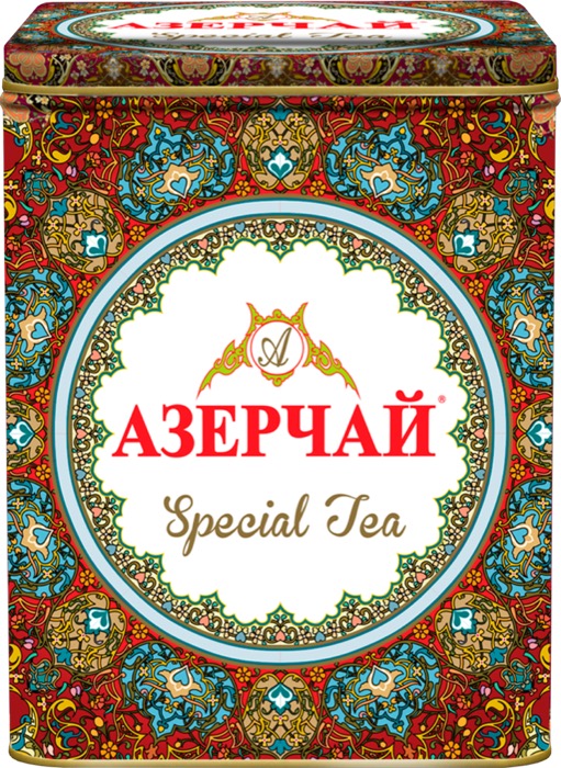 Купить Чай Azercay tea Special с красным узором 200 гр ,черный с ...