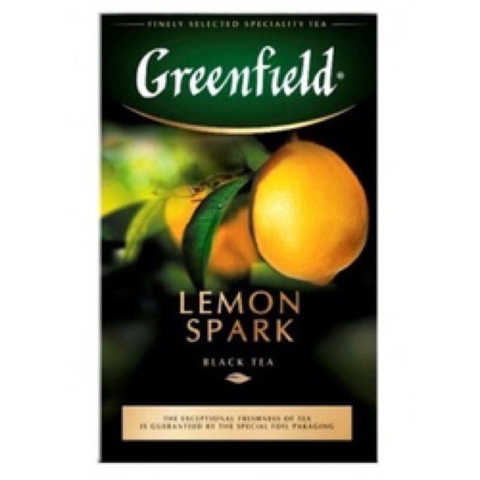 Lemon Spark 100 гр. черный c лимоном (14) (0714)