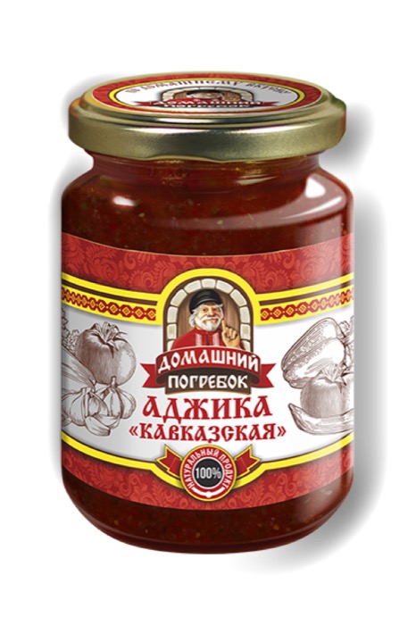 Купить Бакалея Домашний погребок Аджика Кавказская 170 гр (СА-105) (12 ...