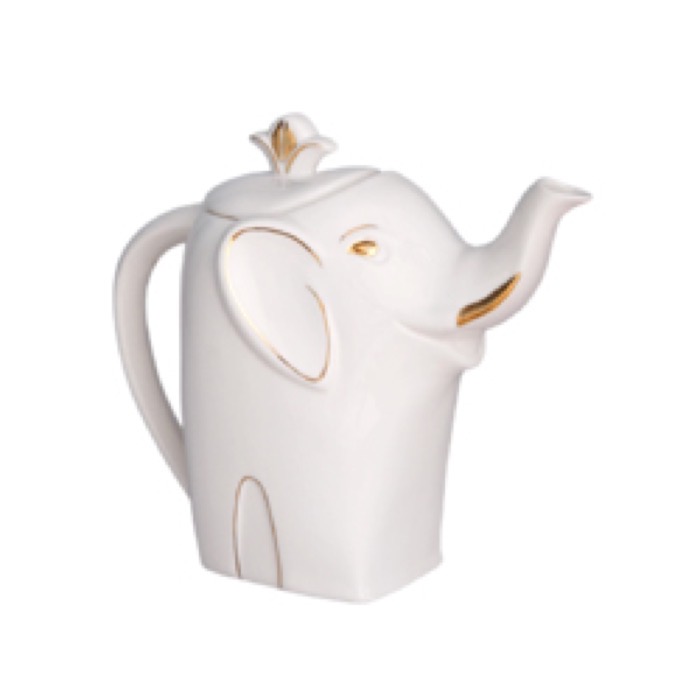 Фарфоровый чайник Слон Premium 