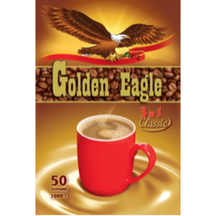 Кофе 3 в 1 Golden Eagle Классик 20 гр. х 50 пак. (20)