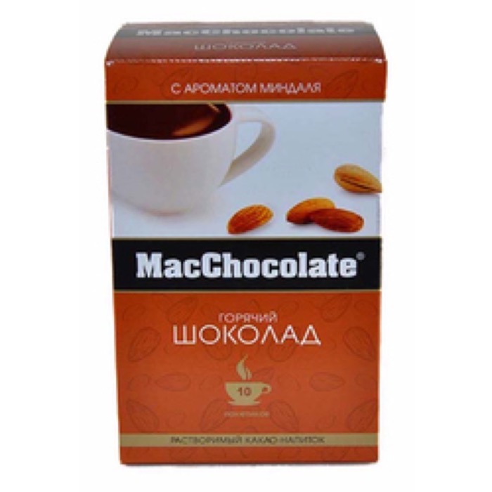 Горячий шоколад MacChocolate Сливки 20 гр. х 10 пак. (10)