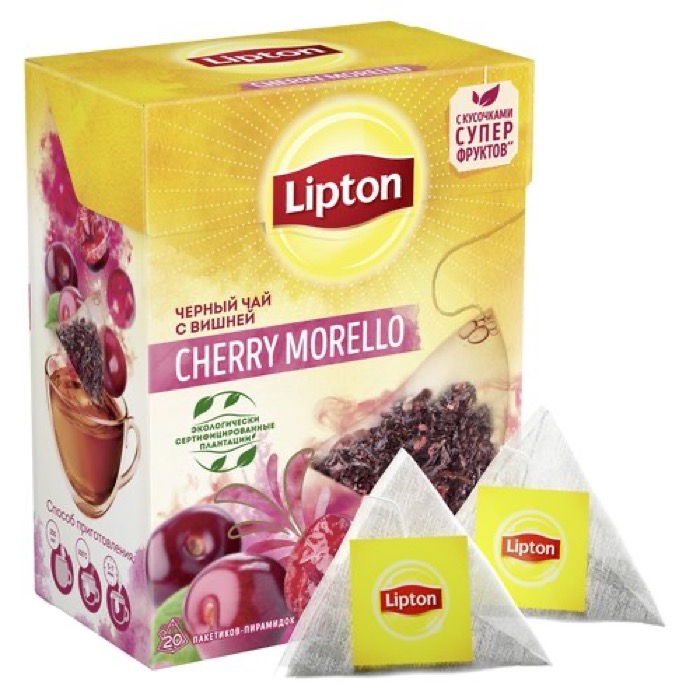 Пирамидки Cherry Morello 20 пак. х 1,8 гр. (12пч)