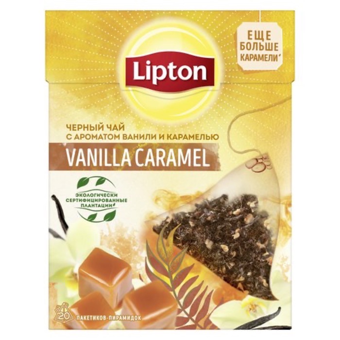 Пирамидки Vanilla Caramel (карамель и ваниль) 20 пак. х 1,7 гр. (12пч)