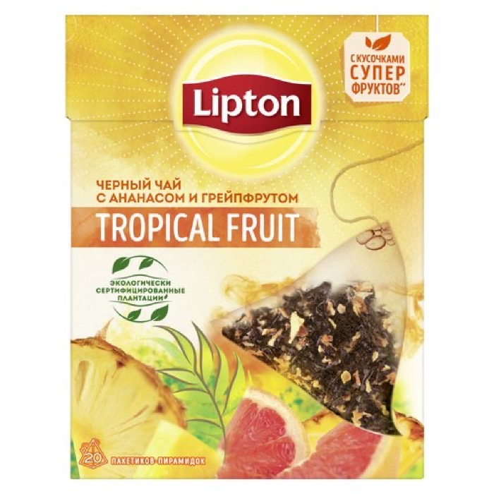Пирамидки Tropical Fruit Tea 20 пак. х 1,8 гр. (12пч)
