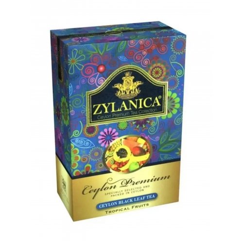 Ceylon Premium Collection Тропические фрукты 100 гр. черный, картон (15) 3962