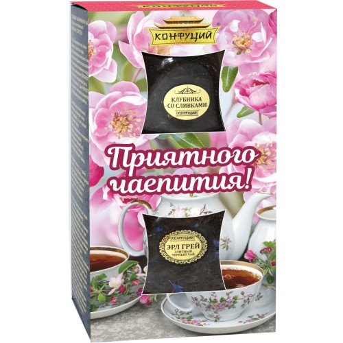 FASHION TEA Модный чай 100 гр.черный и зеленый (6)ст./карт.