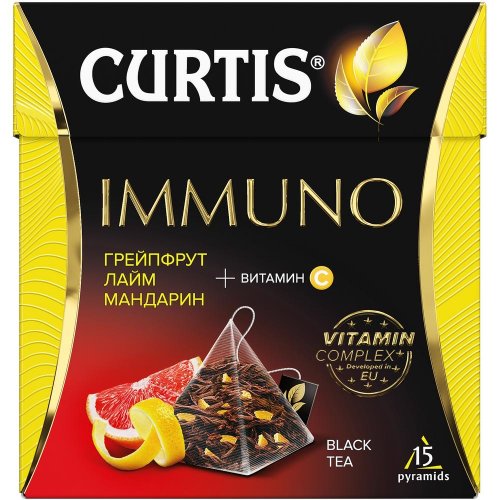 Immuno Tea 15 пак.*1,7 гр.черный+ витамины (12) 101113