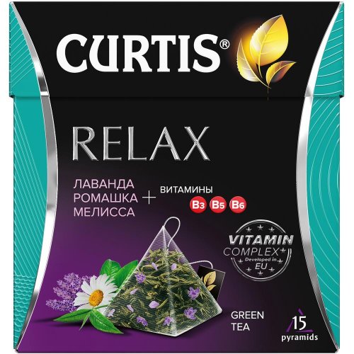 Relax Teal 15 пак.*1,7 гр.зеленый+ витамины (12) 101114