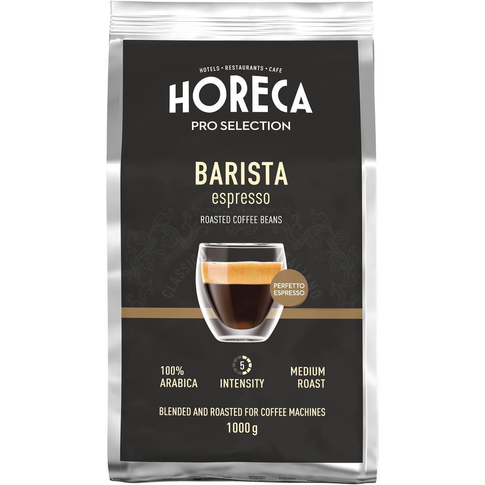 Бариста в зернах отзывы. Кофе HORECA Espresso Barista зерна 1 кг. Espresso Barista кофе в зернах 1000г. Кофе ХОРЕКА бариста эспрессо зерно 1кг м/у. Espresso Barista ХОРЕКА.