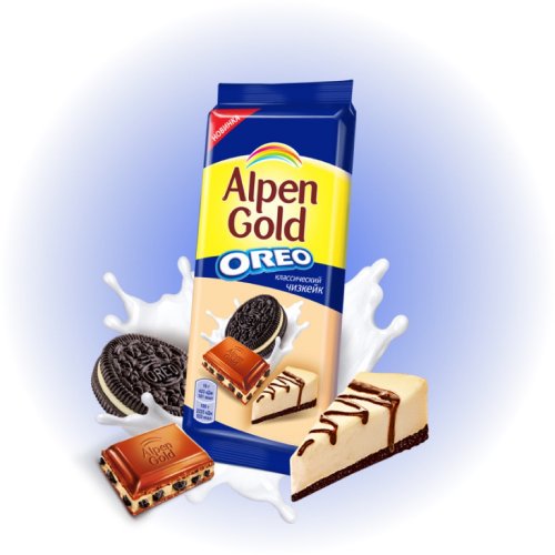 Шоколад Альпен Голд Орео Классический Чизкейк, 90 гр. (19)