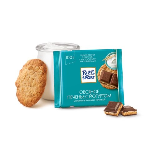 Молочный Шоколадное печенье с орехами,100 гр. (12)/400 (2076)