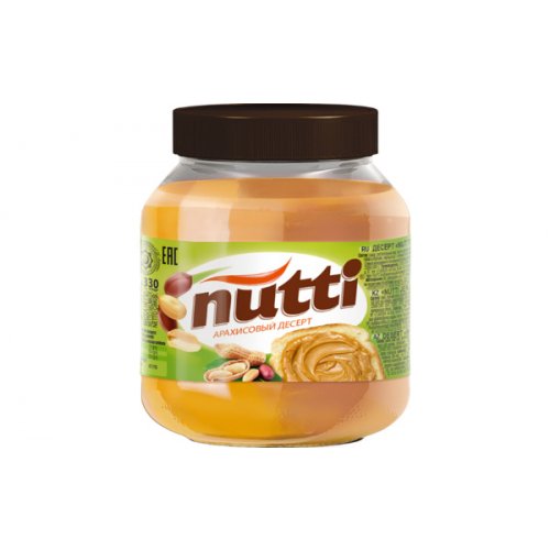 Арахисовый десерт Nutti 330 гр., ст. (12)