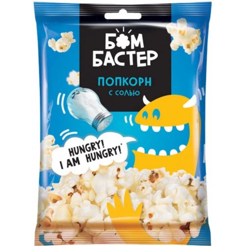 «Бомбастер», попкорн с солью, 35 гр.(24) (ВП122)