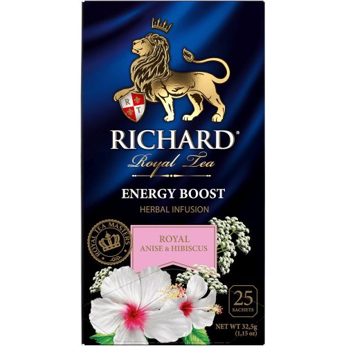 Royal Anise & Hibiscus. Energy Boost. 25 пак.*1,3 гр. (12) 101580