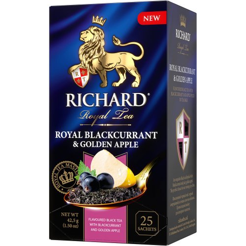 Royal Blackcurrant & Golden Apple 25 пак.*1,7 гр.черный (12) 102128
