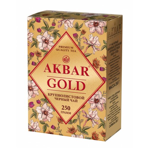 АКБАР GOLD (цветы) 250 гр. кр/лист (8) обечайка