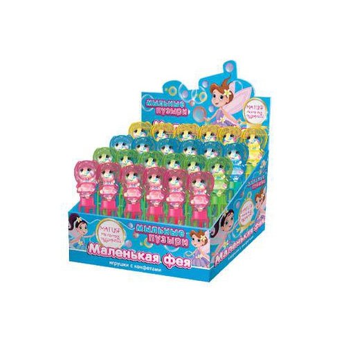 Игрушка Маленькая Фея мыльные пузыри с конфетами 7 гр.(24) в кор.12 блоков (SС-67)