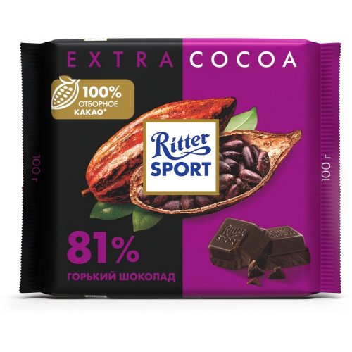 Темный 81% какао 100 гр. (12)/400 (9386)