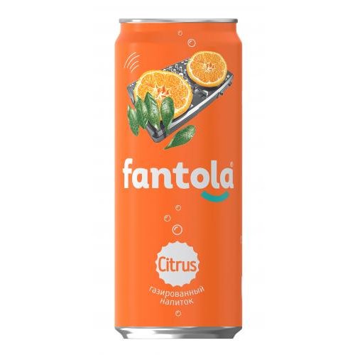 Лимонад Fantola Оранж 0,45 л, ж/б (12)/в пал 128