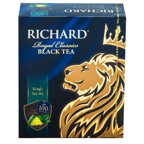 Королевский чай №1 100 пак.*2 гр. черный с лаймом, мята (6) 610305