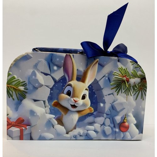 (ОБ2 1512) С Новым Годом Зайчик (Чай черный с бергамотом) 100 гр. (36) кейс