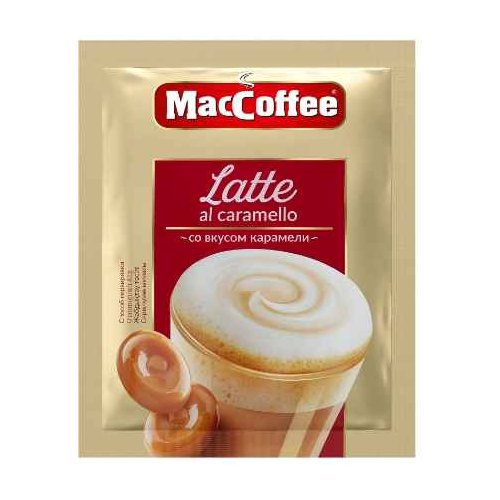 Кофе 3 в 1 MacCoffe LATTE со вк.карамели 22 гр. х 20 пак. (20)