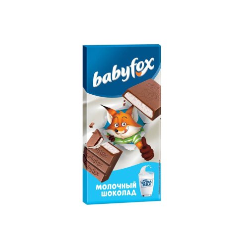 Шоколад Baby fox молочный ,90 гр. (14) (РРВ001) NEW