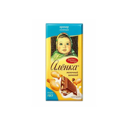 Шоколад Алёнка 85 гр. Соленый крекер (14) 6 бл. в кор.
