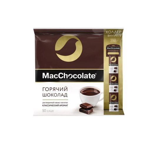 Горячий шоколад MacChocolate 20 гр. х 50 пак. (10)/в пал.24