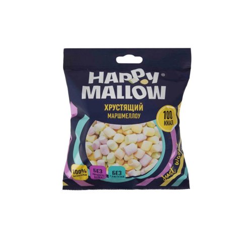 Воздушный зефир HAPPY MALLOW crispy marshmallow 30 гр. (20) (ZF-7-1)