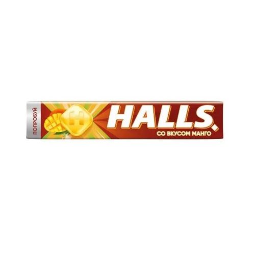 Леденцы Halls Манго (25 гр. х 12) /30 бл