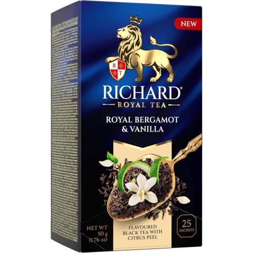 Royal Bergamot & Vanilla 25 пак.*2 гр. черный (12) 102733