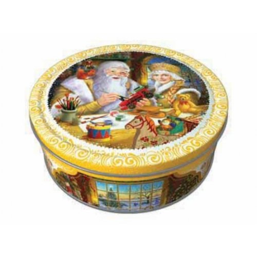 Печенье в жестянной банке REGNUM Рисование 400 гр. сдобное-пряное (6) (МС-1-2)