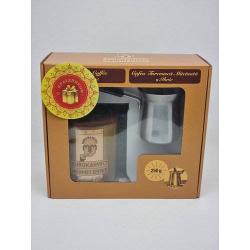  Кофе Мехмет Эфенди Набор 250 гр. молотый+ турка (10)