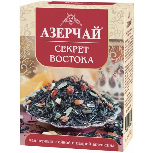  Секрет Востока 90 гр.,черный с айвой и цедрой апельсина (30) картон