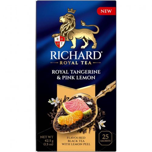Royal Tangerine & Pink Lemon 25 пак.*2 гр.черный с мандарином и розовым лимоном (12) 102912