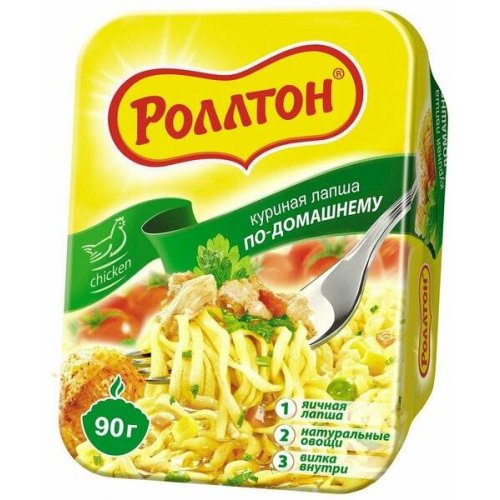 Лапша по-домашнему 90 гр. Курица, лоток (24) (в пал.42) * ОСГ до 01.2026