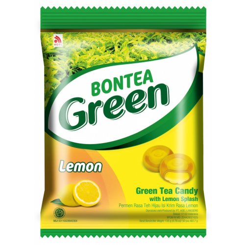 карамель Bontea Зеленый лимон 135 гр., м/у (20)