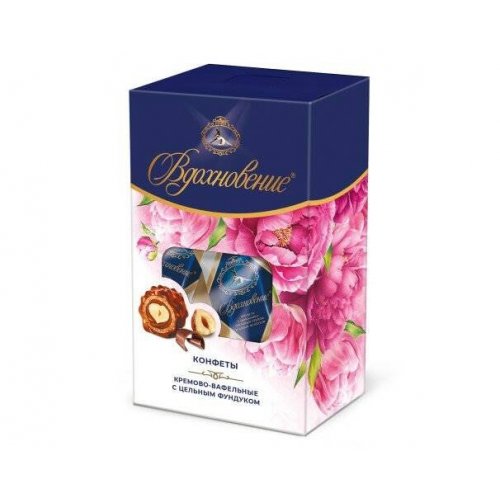Шок.набор Вдохновение с шок.кремом и цельным фундуком,112 гр. (9)