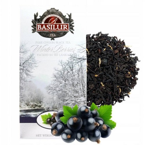 Basilur Зимние ягоды со вкусом черной смородины 100 гр., черн., картон (12) (72023)