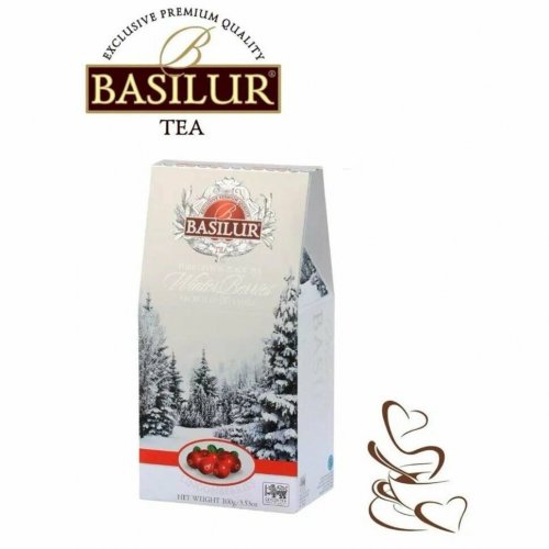 Basilur Зимние ягоды со вкусом брусники 100 гр., черн., картон (6) (72017)